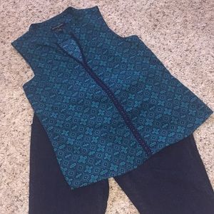 Banana Republic XS green/blue sleeveless top
